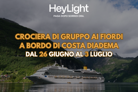 Crociera di gruppo ai Fiordi a bordo di Costa Diadema dal 26 Giugno al 3 Luglio