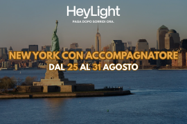 New York con accompagnatore dal 25 al 31 Agosto