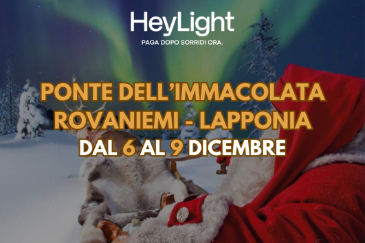 Ponte dell'Immacolata Rovaniemi - Lapponia dal 6 al 9 Dicembre