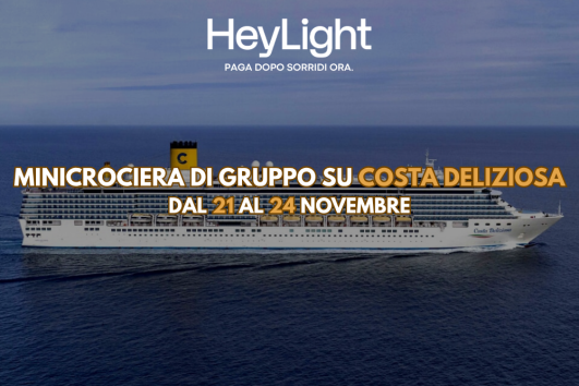 Minicrociera di gruppo a bordo di Costa Deliziosa dal 21 al 24 Novembre